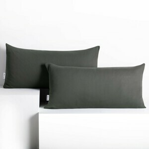 Obliečky na vankúše DecoKing Amber I tmavosivé, velikost 40x80*2