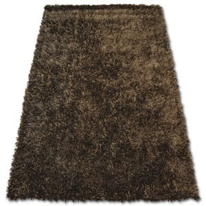 Dywany Lusczow Kusový koberec SHAGGY LILOU hnedý, velikost 130x190