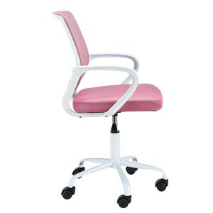 Ak furniture Dětská otočná židle FAUN růžová