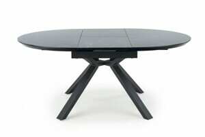 HALMAR Jídelní rozkládací stůl Vertigo 130/180 cm černý