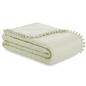 Prehoz na posteľ AmeliaHome Meadore krémový, velikost 170x210