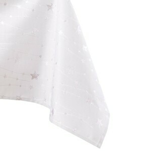 Obrus AmeliaHome STAR DUST strieborný, velikost 140x400