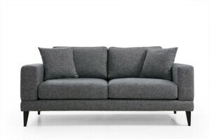 Hanah Home 2-miestna pohovka Nordic 180 cm tmavo šedá