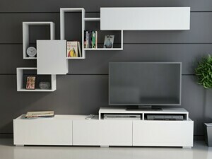 Hanah Home Obývacia stena Amor 210 cm biela
