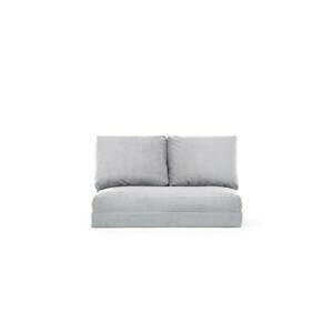 Hanah Home 2-miestna viacúčelová pohovka Taida 120 cm sivá