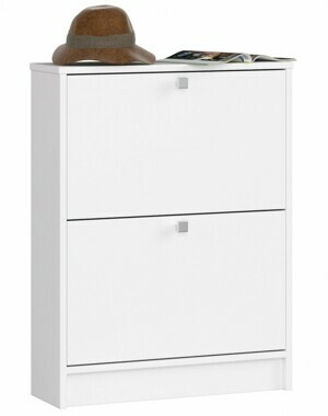Ak furniture Skriňa na topánky Marienne 60 cm biely