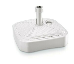 Prosperplast Podstavec pod slnečník hranatý UMBI 39 cm biely
