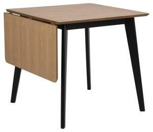 Actona Jídelní rozkládací stůl Roxby 80/120 cm dub riviéra/černý