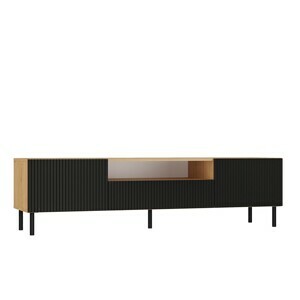 TP Living TV stolek KAMA 160 cm dub artisan/černý