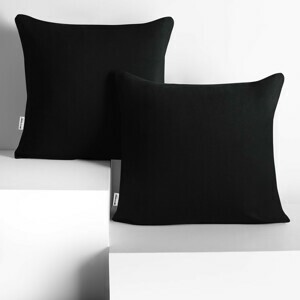 Súprava 2 obliečok na vankúš Decoking Terro čierna, velikost 40x40*2