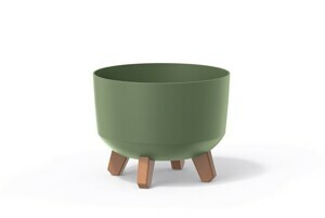 Prosperplast Kvetináč Gracyeen III zemito zelený, varianta 20 cm