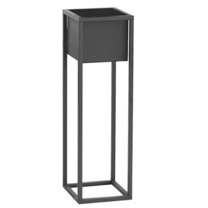 Tutumi Stojan na kvety METALIC matný čierny 60 cm