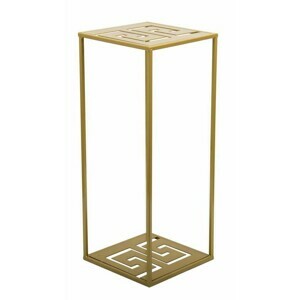 HowHomely Stojan na kvety Loftstyle 60 cm zlatý