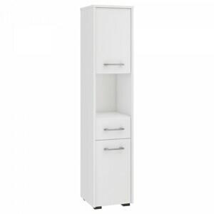 Ak furniture Kúpeľňová skrinka Fin II 30 cm biela