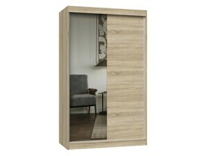 TP Living Šatní skříň IGA se zrcadlem 120 cm dub Sonoma