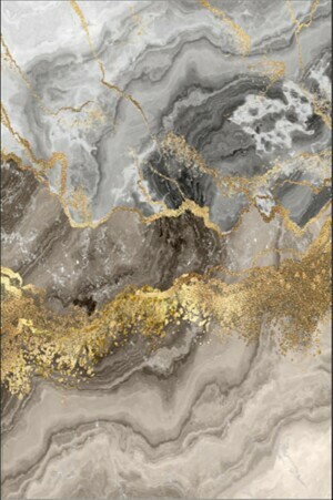 Conceptum Hypnose Koberec Marble 160x230 cm sivý/zlatý