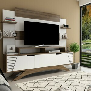Hanah Home Obývacia stena Deparo 180 cm biela