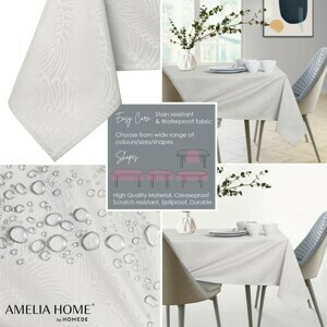 Obrus AmeliaHome GAIA BRD krémový, velikost 100x100