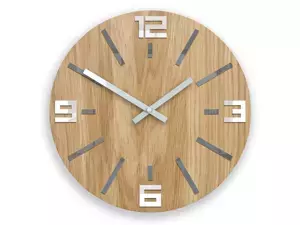ModernClock Nástenné hodiny Sheen šedé