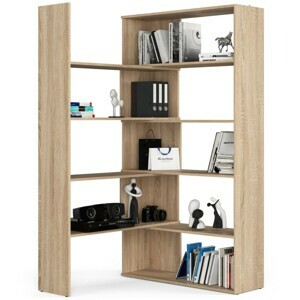 Ak furniture Knižnica TWIST dub sonoma