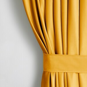 Záves AmeliaHome Velvet III horčicový, velikost 140x245