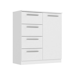 Komoda 1 dvere + 4 zásuvky SURREY biela