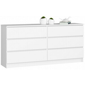 Komoda K160 6SZ biela