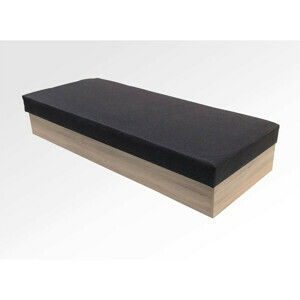 Váľanda Gold C80 - 80x200 cm Tmavo zelená Pánty vľavo Dub sonoma