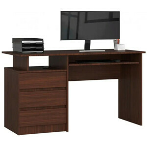 Počítačový stôl CLP 135 cm wenge