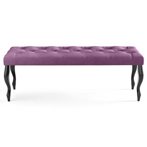 Lavica CHESTERFIELD 80x40 cm Fialová