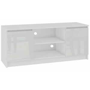 TV stolík RTV K140 lesklý biely