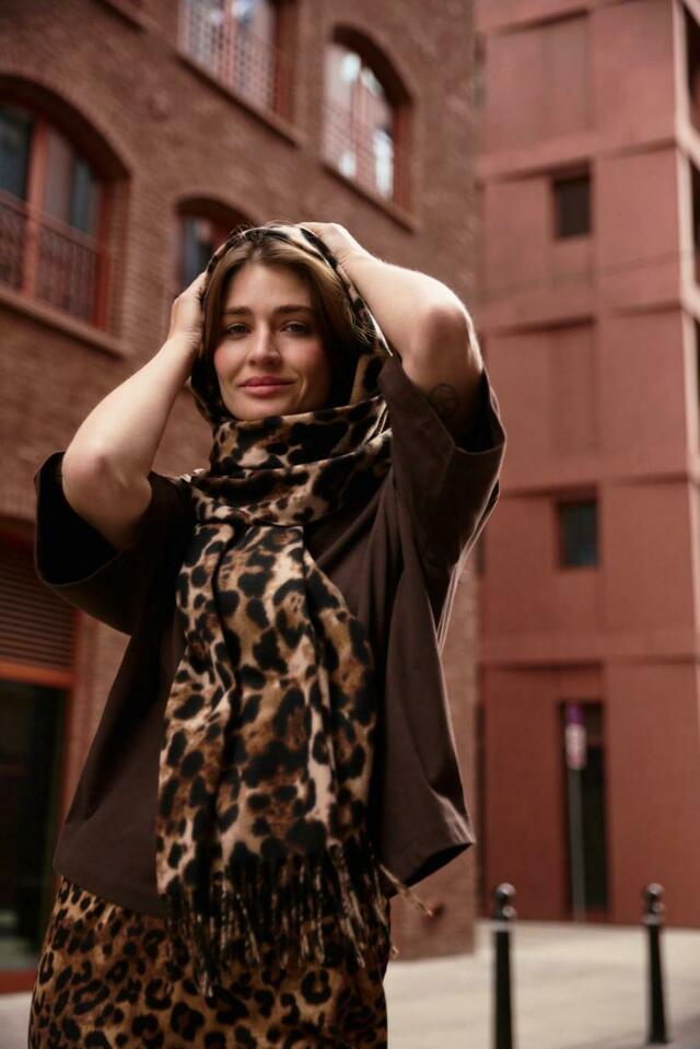 Moodo šála dámská LEOPA