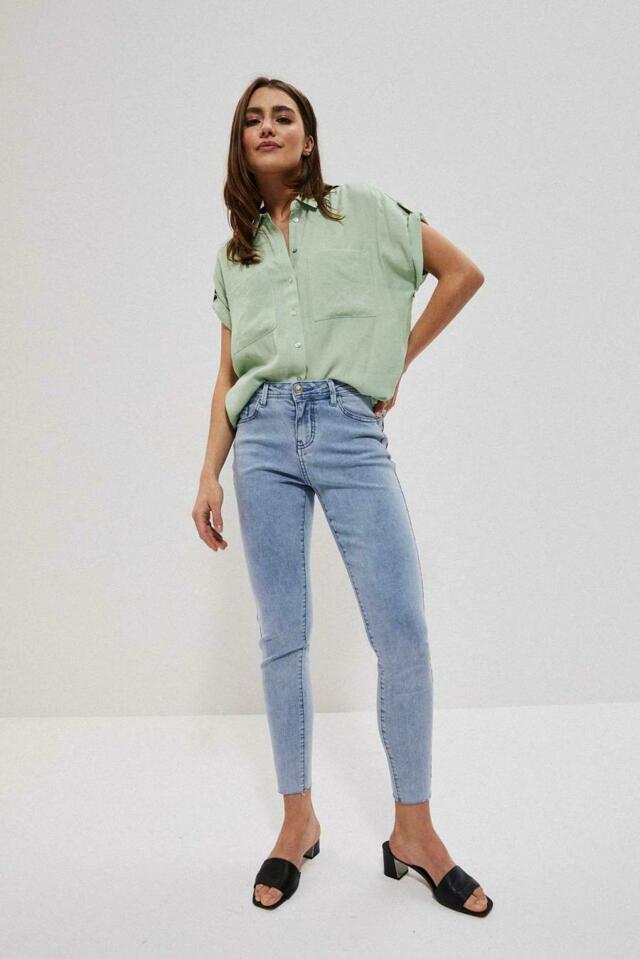 Moodo Kalhoty dámské jeans HODE - XS