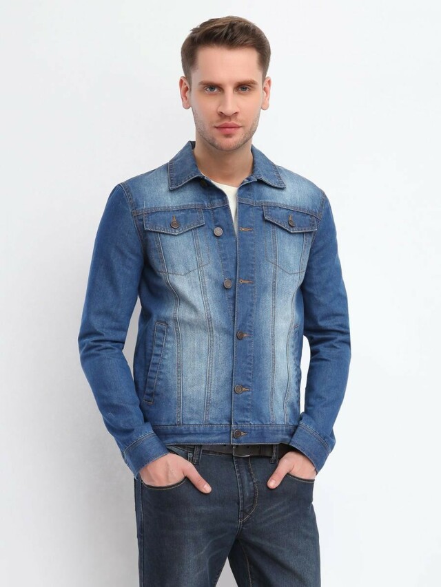 Top Secret Bunda pánská jeans poslední kus - L