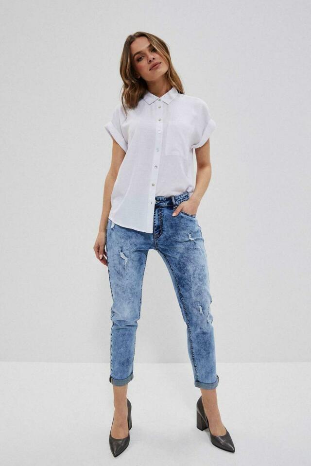 Moodo Kalhoty dámské jeans KOLET - M
