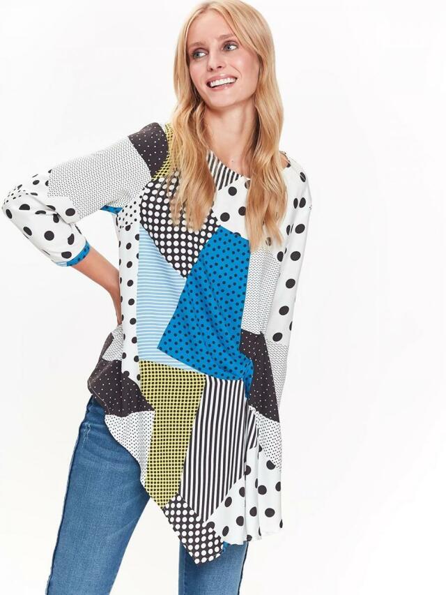 Top Secret Halenka dámská PATCHWORK s dlouhým rukávem - 34
