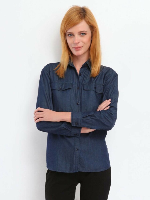 Top Secret Košile dámská jeans poslední kus - 40