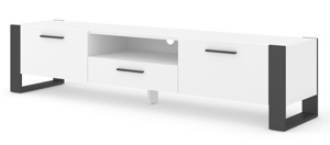 Televizní stolek NUKA 200 cm bílý mat