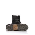 Černé šněrovací boty s kožíškem Claudia Ghizzani (23980) - 4