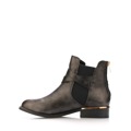 Černé lesklé boty se zlatým podpatkem Claudia Ghizzani (258604) - 3