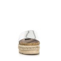 Štříbrné pantofle s espadrilovou podrážkou MTNG (434740) - 3