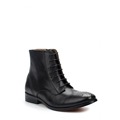 Laceys london Černé kožené šněrovací boty se zipem Laceys 37 (4353) - 1