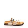 Zlaté kožené zdravotní pantofle EMMA Shoes 38 (1239946) - 1
