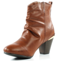 Brandy kotníkové boty na podpatku se zipem Claudia Ghizzani (4149) - 6