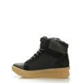 Černé zateplené boty s kožešinou Roobins (506521) - 3