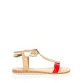 Červeno-zlaté korkové letní sandálky MARIA MARE (241515) - 1