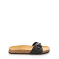 Černé nízké kožené zdravotní pantofle EMMA Shoes 36 (1239937) - 1
