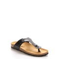Černé kožené zdravotní pantofle EMMA Shoes (1239940) - 5