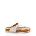 Stříbrné kožené zdravotní pantofle EMMA Shoes (1239945) - 1