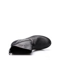 V&C Calzature Černé italské kožené kotníkové boty s dírkováním V&C (57440) - 5